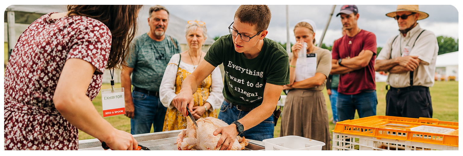 Butcher 2 Chickens to Take